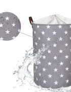 Sipo Cos pliabil pentru jucarii si rufe 35x42 cm bumbac 43l Stars