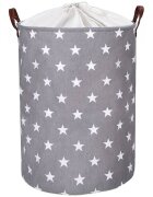 Sipo Cos pliabil pentru jucarii si rufe 35x42 cm bumbac 43l Stars