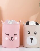 Sipo Cos pliabil pentru jucarii si rufe 35x42 cm bumbac 43l Urs