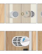 Sipo Opritor de usa rotativ Baby Safety pentru copii 2 bucati