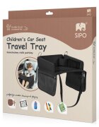 Sipo Organizator tavita de calatorie pentru scaun auto Negru