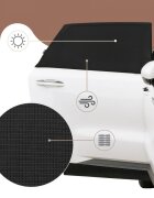 Sipo Parasolar auto opac pentru geamuri 2 bucati