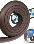 Sipo Rola protectie din spuma groasa Baby Safety pentru colturi mobilier 2 metri maro