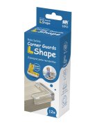 Sipo Set 12 coltare din silicon Baby Safety pentru protectie ridicata la colturile mobilei triunghi