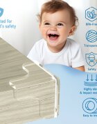 Sipo Set 12 coltare din silicon pentru colturi forma T fixare cu adeziv puternic Tesa fara urme