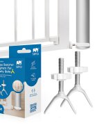 Sipo Set 2 adaptoare tip Y pentru porti de siguranta pentru scari si balustrade Alb