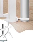 Sipo Set 2 adaptoare tip Y pentru porti de siguranta pentru scari si balustrade Alb