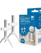 Sipo Set 2 adaptoare tip Y pentru porti de siguranta pentru scari si balustrade Alb