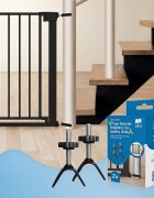 Sipo Set 2 adaptoare tip Y pentru porti de siguranta pentru scari si balustrade Negru