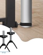 Sipo Set 2 adaptoare tip Y pentru porti de siguranta pentru scari si balustrade Negru