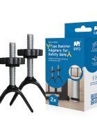 Sipo Set 2 adaptoare tip Y pentru porti de siguranta pentru scari si balustrade Negru