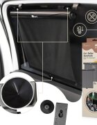 Sipo Set 2 parasolare tip rulou pentru geam auto Negru