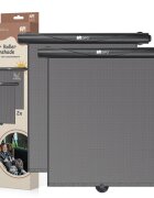Sipo Set 2 parasolare tip rulou pentru geam auto Negru