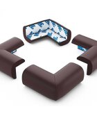 Sipo Set 4 aparatori moi Baby Safety pentru colturi maro