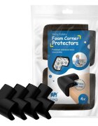 Sipo Set 4 aparatori moi Baby Safety pentru colturi negru