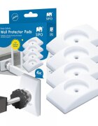 Sipo Set 4 Protectii perete pentru Poarta de siguranta copii Alb universale