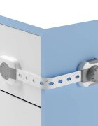 Sipo Sistem siguranta copii blocator sertare si electrocasnice 6 bucati alb