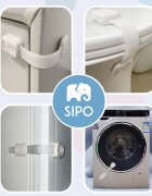 Sipo Sistem siguranta copii blocator sertare usa lungime ajustabila 6 bucati