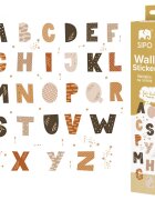 Sipo Sticker decorativ pentru copii autoadeziv Alfabet 70x73 cm