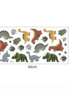 Sipo Sticker decorativ pentru copii autoadeziv Dinozauri 90x80 cm