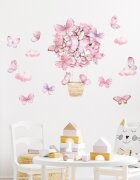Sipo Sticker decorativ pentru copii autoadeziv Fluturi 53x88 cm