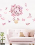 Sipo Sticker decorativ pentru copii autoadeziv Fluturi 53x88 cm