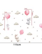 Sipo Sticker decorativ pentru copii autoadeziv Fluturi 53x88 cm
