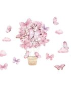 Sipo Sticker decorativ pentru copii autoadeziv Fluturi 53x88 cm