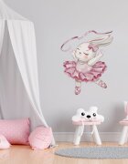Sipo Sticker decorativ pentru copii autoadeziv Iepurasul balerina 61x50 cm
