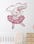 Sipo Sticker decorativ pentru copii autoadeziv Iepurasul balerina 61x50 cm