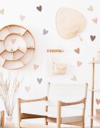 Sipo Sticker decorativ pentru copii autoadeziv Inimioare Boho 30x225 cm