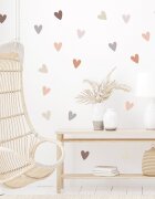 Sipo Sticker decorativ pentru copii autoadeziv Inimioare Boho 30x225 cm