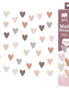 Sipo Sticker decorativ pentru copii autoadeziv Inimioare Boho 30x225 cm