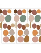 Sipo Sticker decorativ pentru copii autoadeziv Pete Colorate