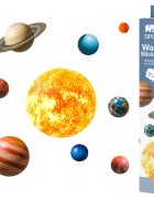 Sipo Sticker decorativ pentru copii autoadeziv Planete 91x72 cm