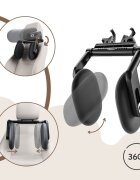 Sipo Tetiera auto reglabila pentru copii si adulti cu memory foam suport pentru cap