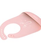 Skiddou Baveta din silicon Smekke Keep Pink
