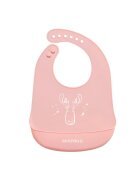 Skiddou Baveta din silicon Smekke Keep Pink
