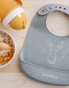Skiddou Baveta din silicon Smekke Normandic dream Gri