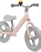 Skiddou Bicicleta copii fara pedale Nils Keep Pink Roz 12 inch cadru din aluminiu ultra-usoara scaun reglabil de la 33 la 39 cm roti spuma EVA+PU de la 2 ani include sonerie pentru bicicleta volan cu blocare prin rotire