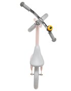 Skiddou Bicicleta copii fara pedale Nils Keep Pink Roz 12 inch cadru din aluminiu ultra-usoara scaun reglabil de la 33 la 39 cm roti spuma EVA+PU de la 2 ani include sonerie pentru bicicleta volan cu blocare prin rotire