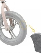 Skiddou Bicicleta copii fara pedale Nils Keep Pink Roz 12 inch cadru din aluminiu ultra-usoara scaun reglabil de la 33 la 39 cm roti spuma EVA+PU de la 2 ani include sonerie pentru bicicleta volan cu blocare prin rotire