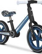 Skiddou Bicicleta copii fara pedale Ronny Denim Albastru 12 inch pliabila scaun reglabil 35.5-40 cm roata din fata are sistem de suspensii roti spuma EVA+PU ghidon reglabil pe 2 nivele de la 2 ani