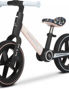 Skiddou Bicicleta copii fara pedale Ronny Keep Pink 12 inch pliabila scaun reglabil 35.5-40 cm roata din fata are sistem de suspensii roti spuma EVA+PU ghidon reglabil pe 2 nivele de la 2 ani