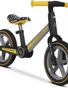 Skiddou Bicicleta copii fara pedale Ronny Yellow 12 inch pliabila scaun reglabil 35.5-40 cm roata din fata are sistem de suspensii roti spuma EVA+PU ghidon reglabil pe 2 nivele de la 2 ani