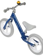 Skiddou Bicicleta fara pedale Nils Denim Bleumarin 12 inch cadru din aluminiu ultra-usoara scaun reglabil de la 33 la 39 cm roti spuma EVA+PU de la 2 ani include sonerie pentru bicicleta volan cu blocare prin rotire