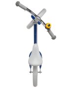 Skiddou Bicicleta fara pedale Nils Denim Bleumarin 12 inch cadru din aluminiu ultra-usoara scaun reglabil de la 33 la 39 cm roti spuma EVA+PU de la 2 ani include sonerie pentru bicicleta volan cu blocare prin rotire