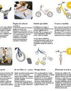 Skiddou Bicicleta fara pedale Nils Galben 12 inch cadru din aluminiu ultra-usoara scaun reglabil de la 33 la 39 cm roti spuma EVA+PU de la 2 ani include sonerie pentru bicicleta volan cu blocare prin rotire