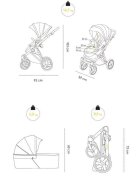 Skiddou Carucior 2 in 1 Oslo+ Normandic Dream Gri