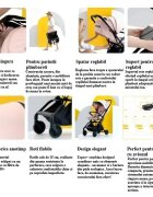Skiddou Carucior sport pliabil Espoo Normandic Dream ultracompact pentru calatorii Gri